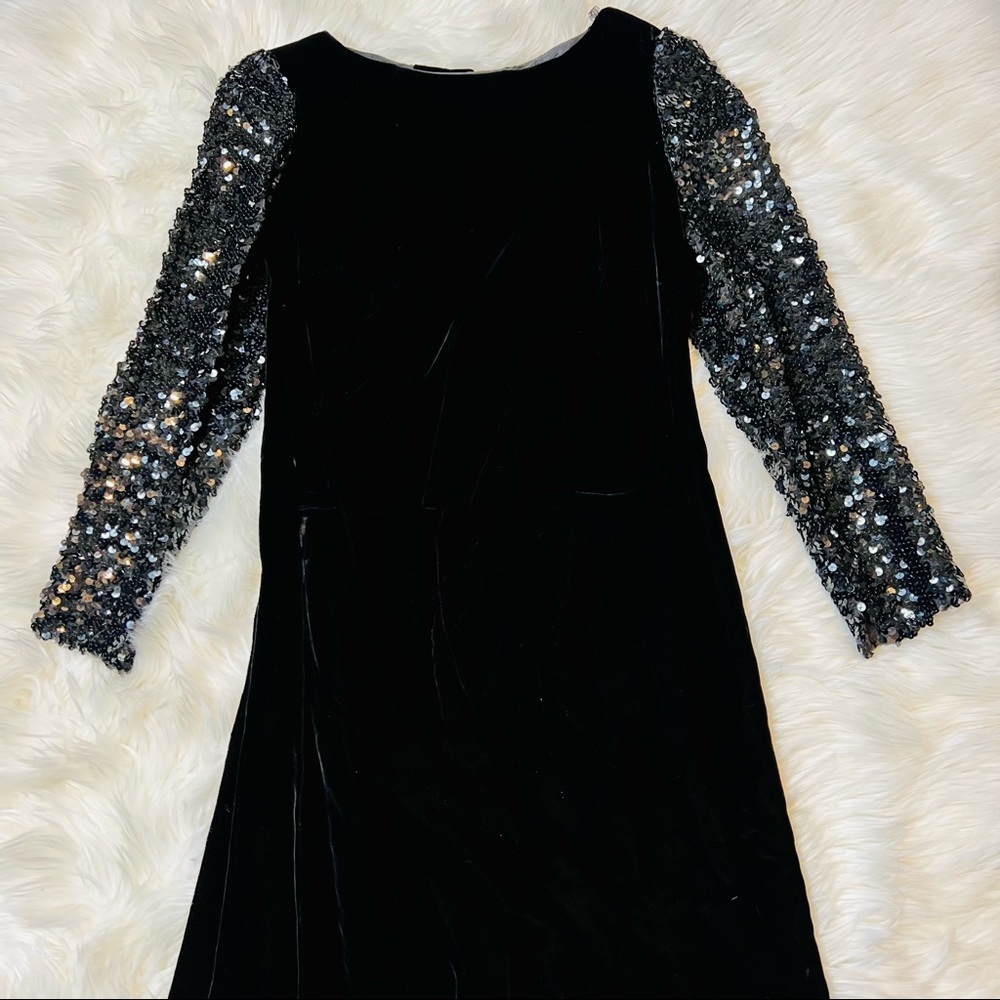 Vintage Jo Ed Sophisticates Union Made Black Dress - Picture 10 of 14